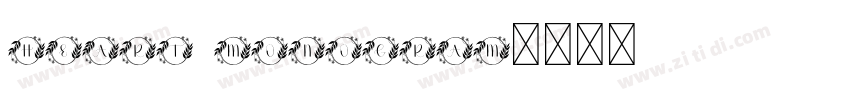 Heart Monogram字体转换
